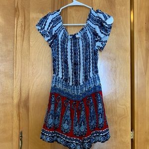 Off the shoulder romper